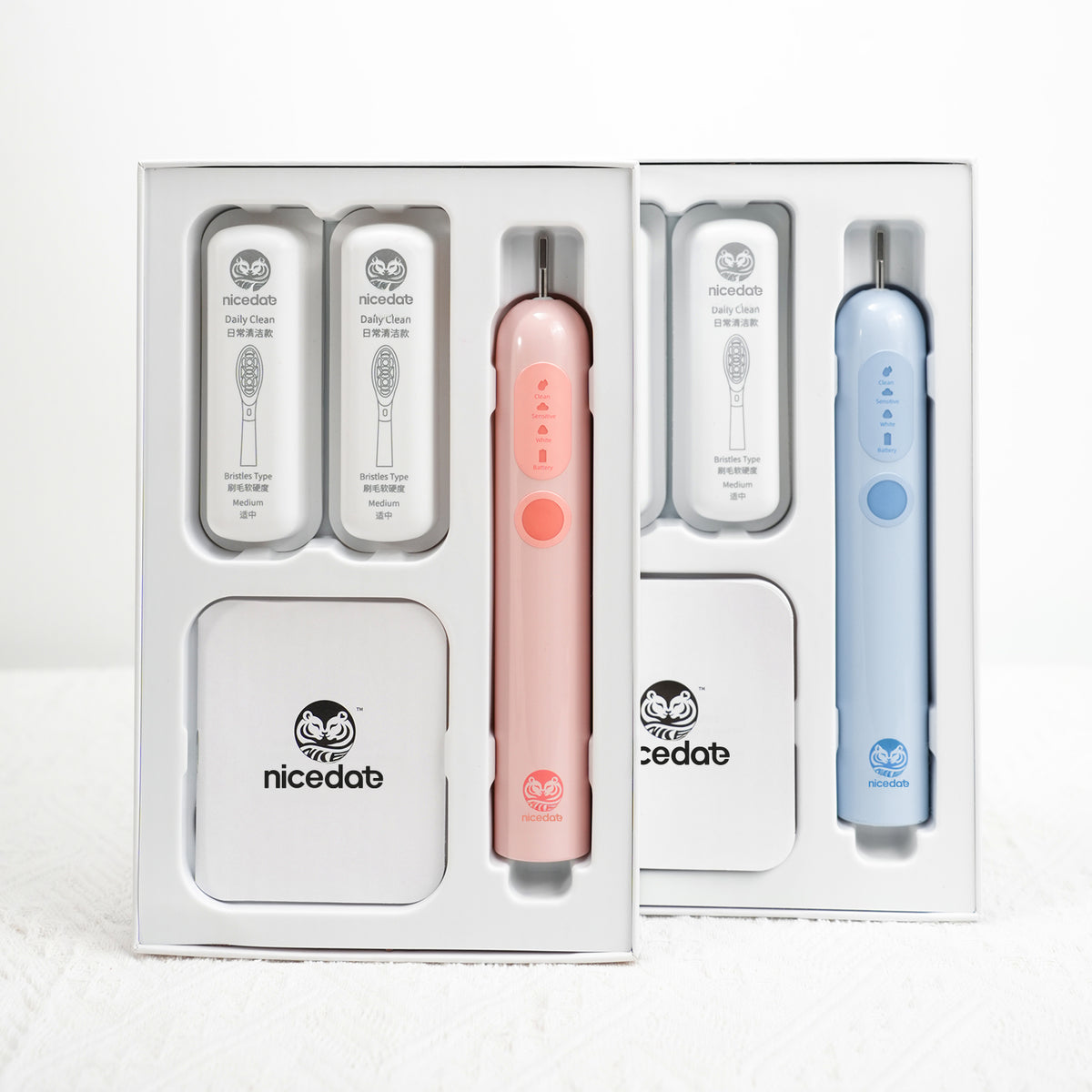 Nicedae S7 Eletric Toothbrush 2Pcs Set – nicedae